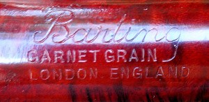 BARLING 3194  GARNET GRAIN London England T.V.F. 